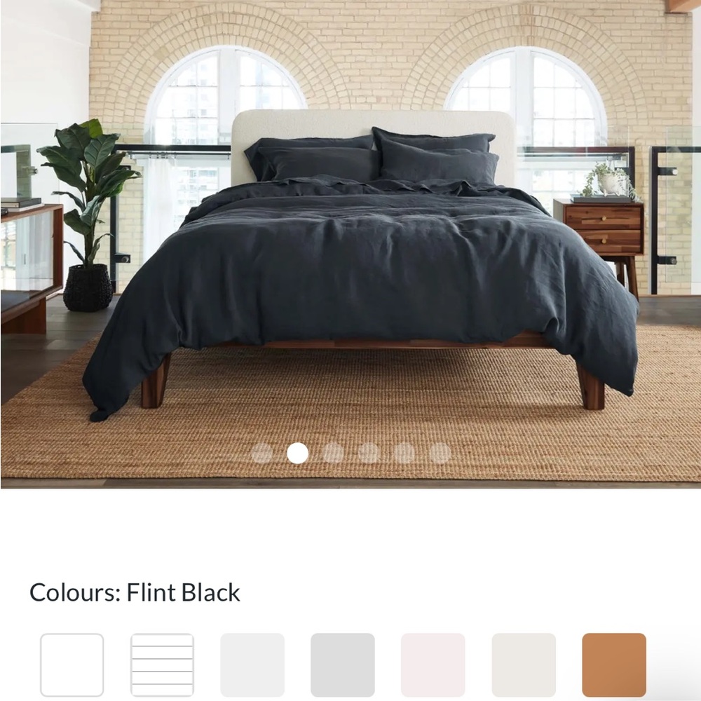 Elegant Black Duvet Cover Set